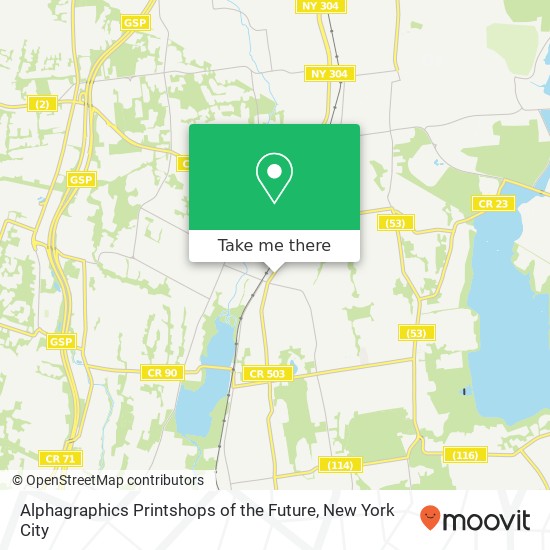 Alphagraphics Printshops of the Future map