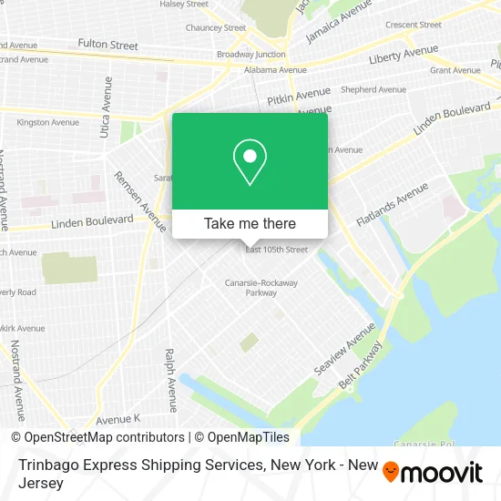 Trinbago Express Shipping Services map