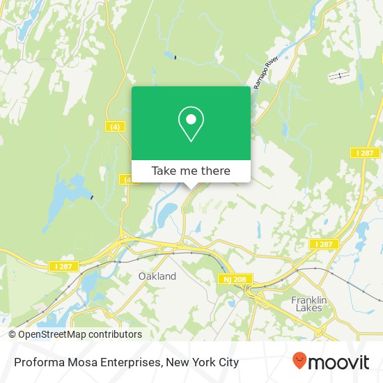 Mapa de Proforma Mosa Enterprises