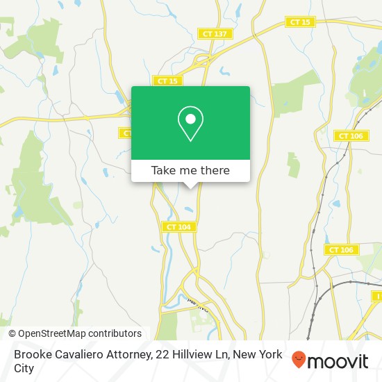 Mapa de Brooke Cavaliero Attorney, 22 Hillview Ln