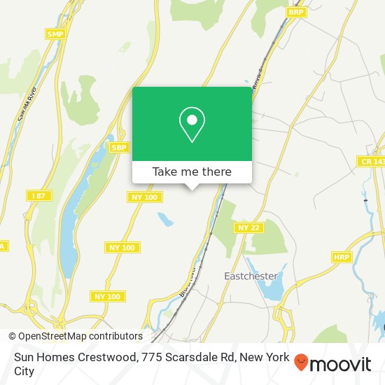 Sun Homes Crestwood, 775 Scarsdale Rd map