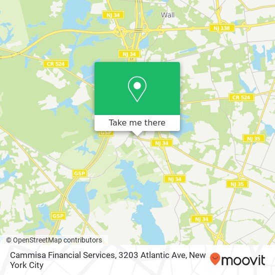 Cammisa Financial Services, 3203 Atlantic Ave map
