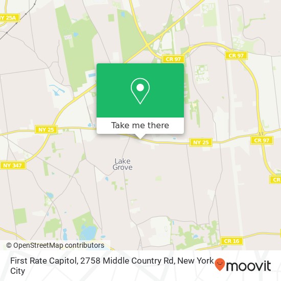 First Rate Capitol, 2758 Middle Country Rd map