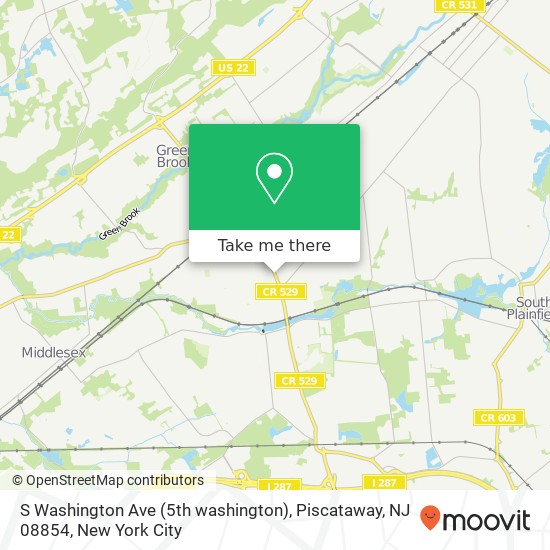 S Washington Ave (5th washington), Piscataway, NJ 08854 map