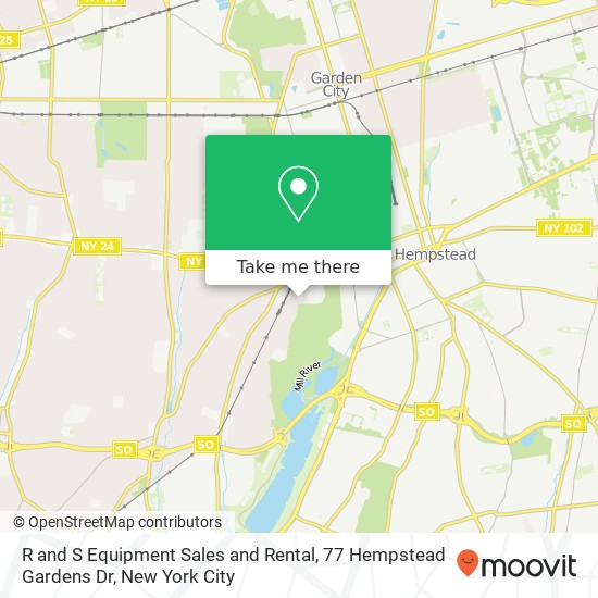 R and S Equipment Sales and Rental, 77 Hempstead Gardens Dr map