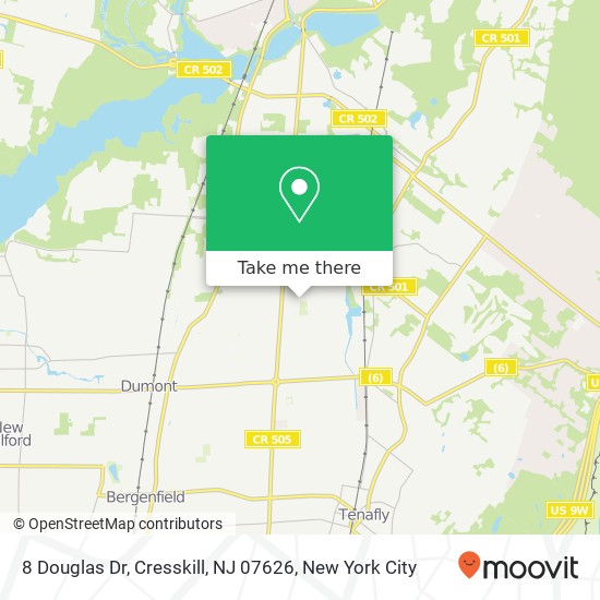 8 Douglas Dr, Cresskill, NJ 07626 map