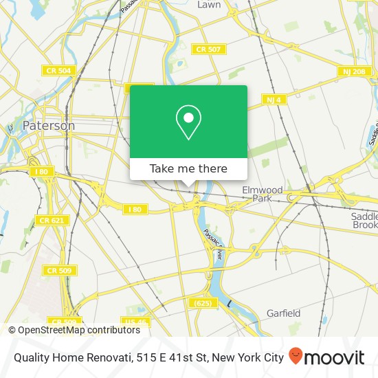 Mapa de Quality Home Renovati, 515 E 41st St