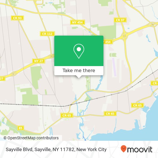 Sayville Blvd, Sayville, NY 11782 map