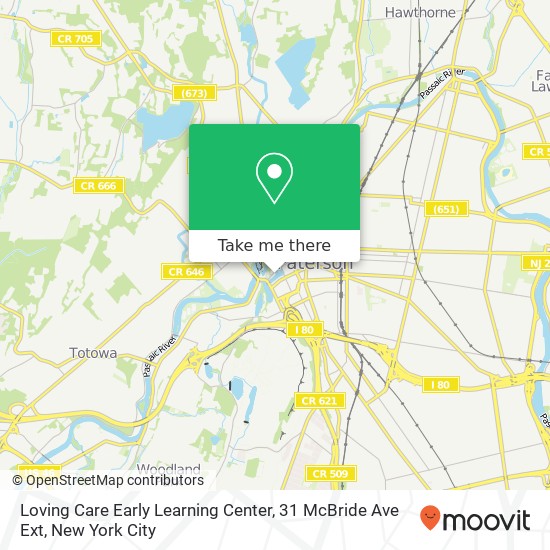 Mapa de Loving Care Early Learning Center, 31 McBride Ave Ext