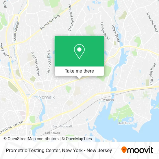 Prometric Testing Center map