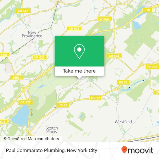 Mapa de Paul Commarato Plumbing