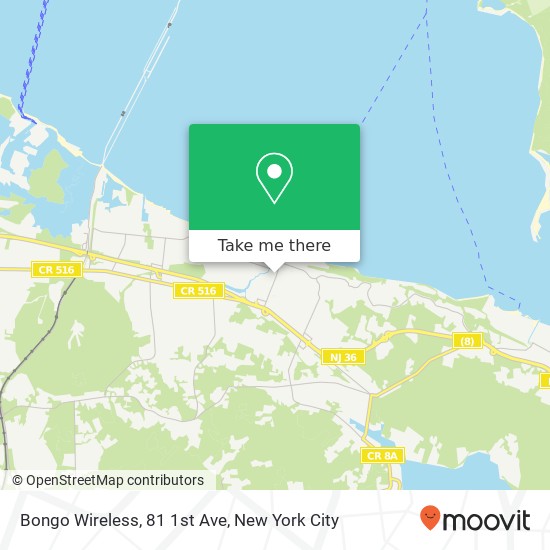 Bongo Wireless, 81 1st Ave map