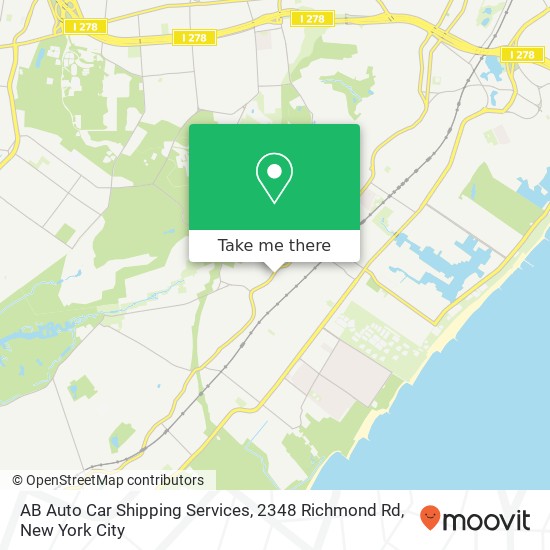 AB Auto Car Shipping Services, 2348 Richmond Rd map