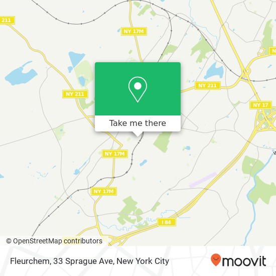 Mapa de Fleurchem, 33 Sprague Ave
