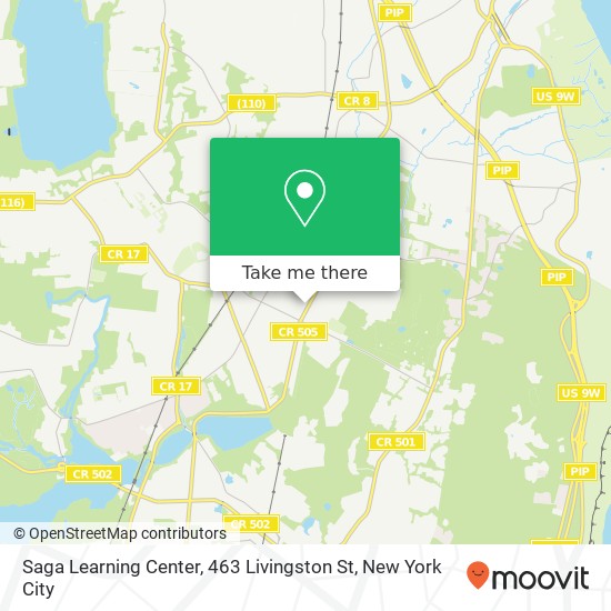 Mapa de Saga Learning Center, 463 Livingston St