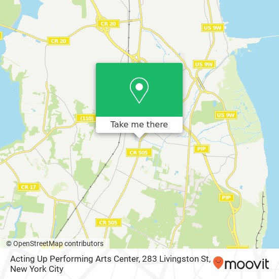 Mapa de Acting Up Performing Arts Center, 283 Livingston St