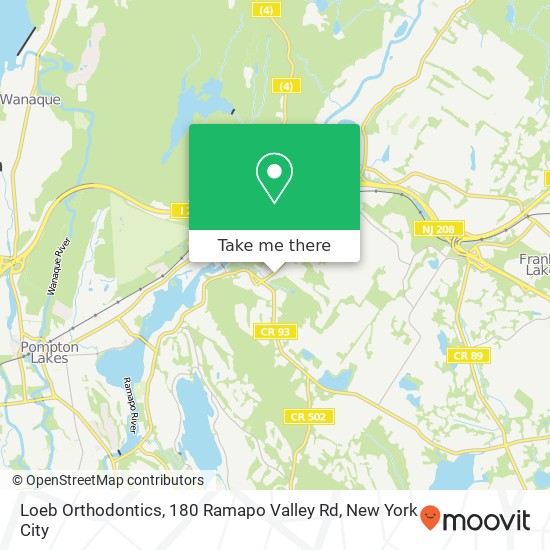 Loeb Orthodontics, 180 Ramapo Valley Rd map