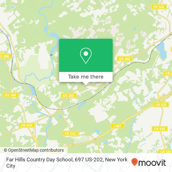 Mapa de Far Hills Country Day School, 697 US-202