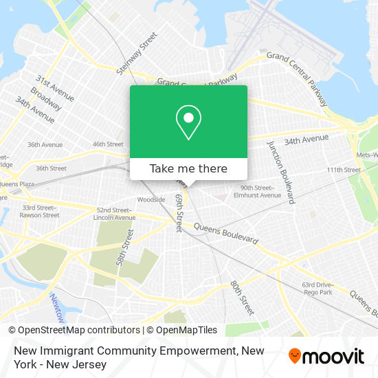 Mapa de New Immigrant Community Empowerment