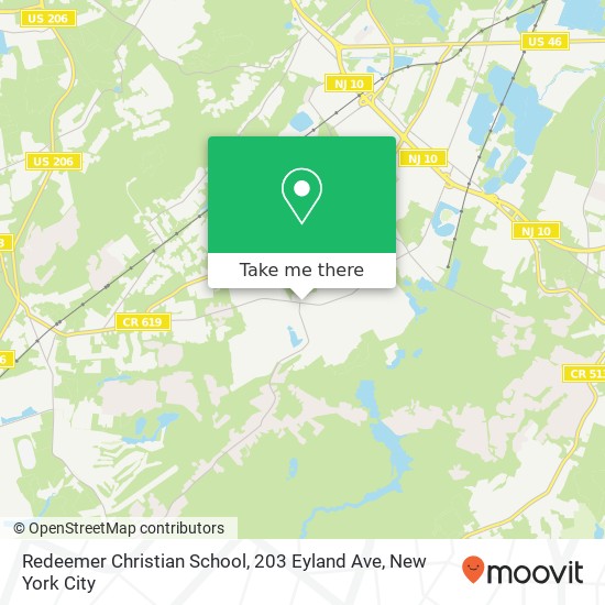 Mapa de Redeemer Christian School, 203 Eyland Ave