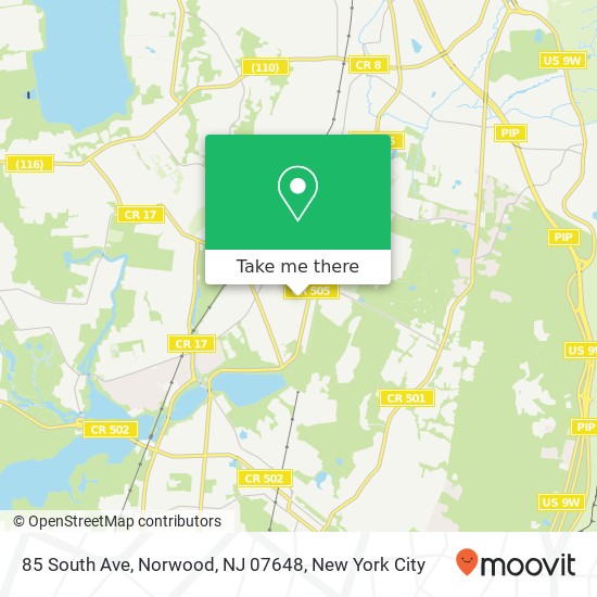 85 South Ave, Norwood, NJ 07648 map