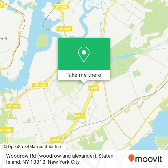 Woodrow Rd (woodrow and alexander), Staten Island, NY 10312 map
