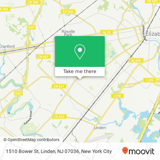 1510 Bower St, Linden, NJ 07036 map