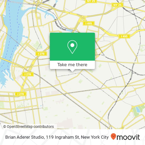 Mapa de Brian Aderer Studio, 119 Ingraham St
