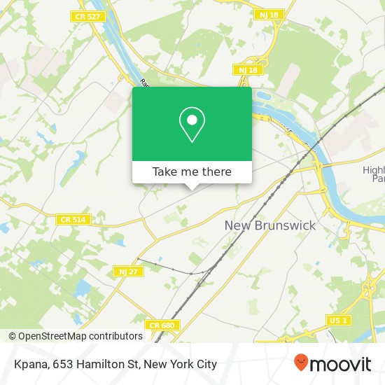Kpana, 653 Hamilton St map