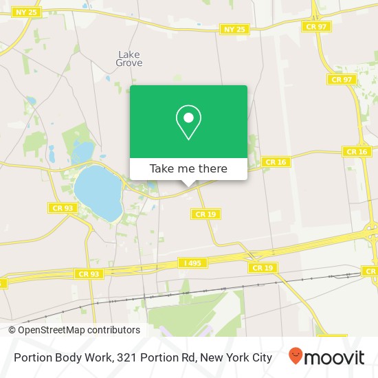 Portion Body Work, 321 Portion Rd map