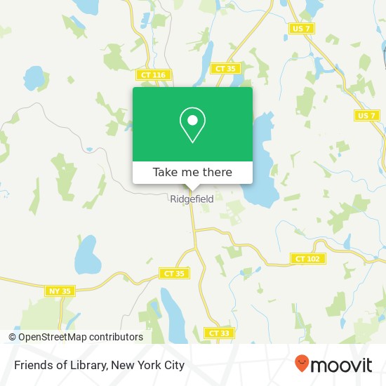 Mapa de Friends of Library