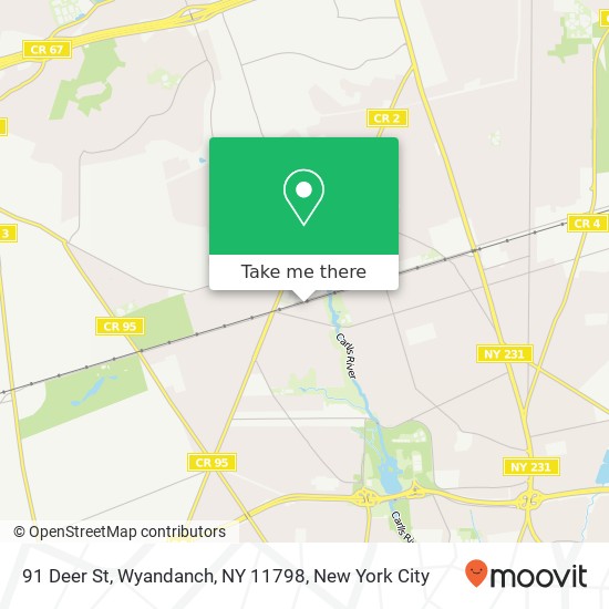 91 Deer St, Wyandanch, NY 11798 map