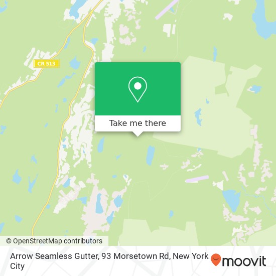 Mapa de Arrow Seamless Gutter, 93 Morsetown Rd