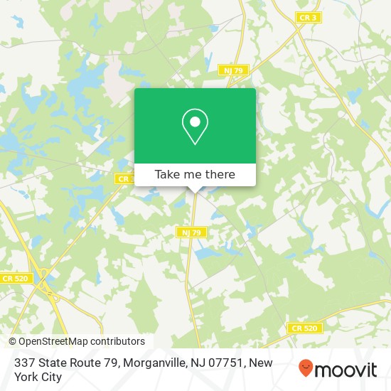 337 State Route 79, Morganville, NJ 07751 map