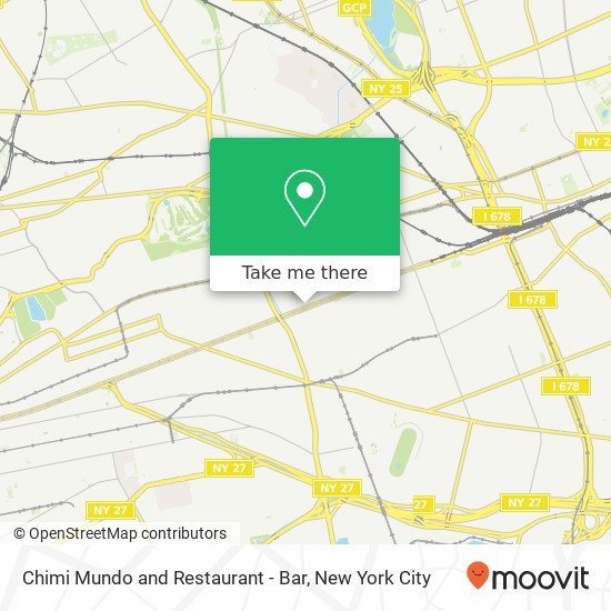 Mapa de Chimi Mundo and Restaurant - Bar, 98-05 Atlantic Ave