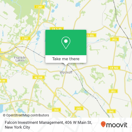 Falcon Investment Management, 406 W Main St map