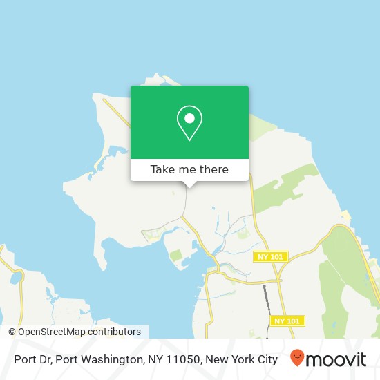 Mapa de Port Dr, Port Washington, NY 11050