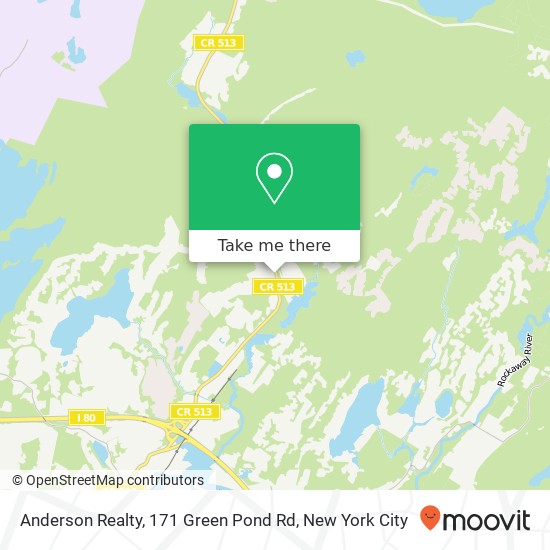 Anderson Realty, 171 Green Pond Rd map