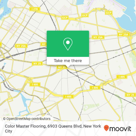 Color Master Flooring, 6903 Queens Blvd map