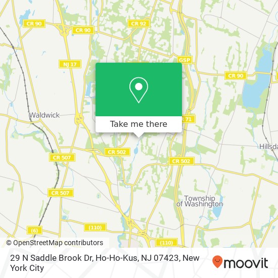 29 N Saddle Brook Dr, Ho-Ho-Kus, NJ 07423 map