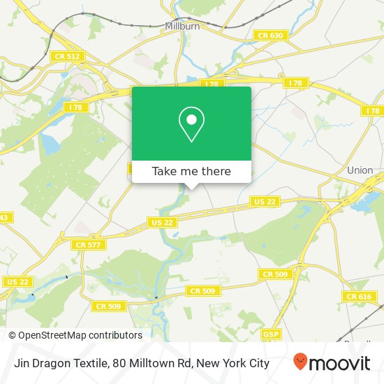 Jin Dragon Textile, 80 Milltown Rd map