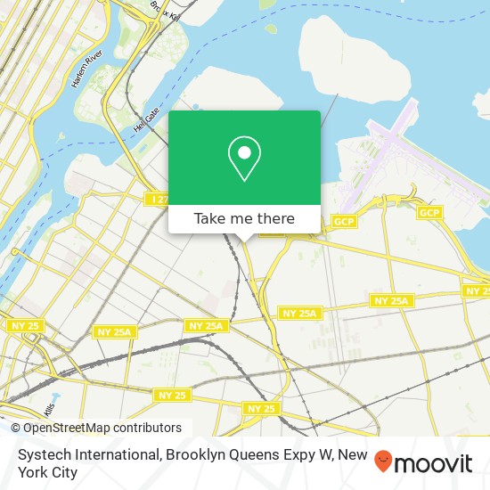 Mapa de Systech International, Brooklyn Queens Expy W