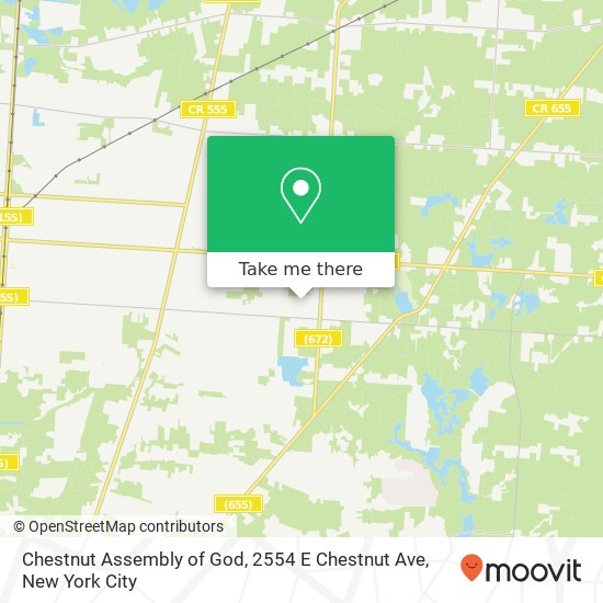 Chestnut Assembly of God, 2554 E Chestnut Ave map