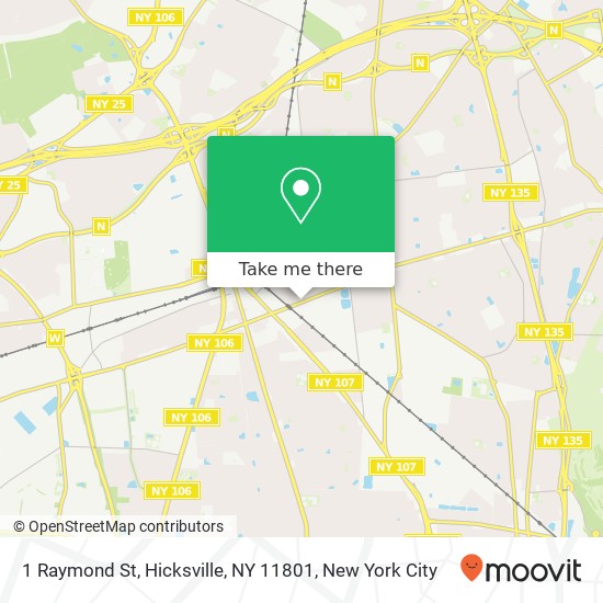 1 Raymond St, Hicksville, NY 11801 map