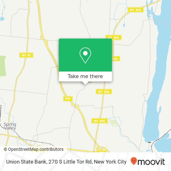 Mapa de Union State Bank, 270 S Little Tor Rd
