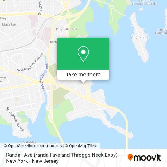 Mapa de Randall Ave (randall ave and Throggs Neck Expy)