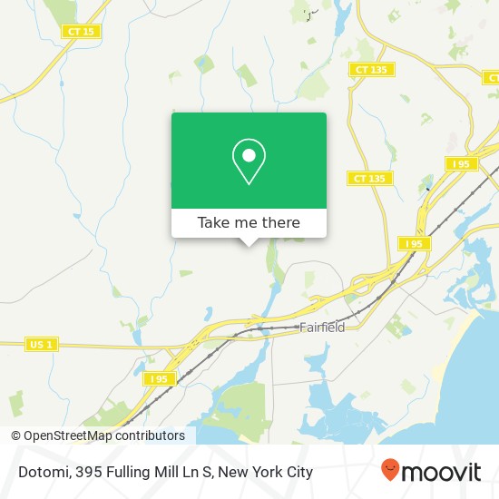 Mapa de Dotomi, 395 Fulling Mill Ln S