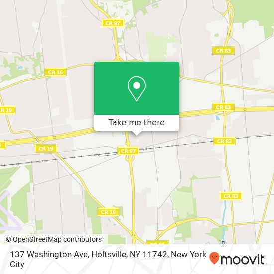 137 Washington Ave, Holtsville, NY 11742 map