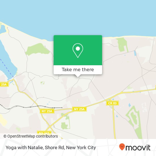 Mapa de Yoga with Natalie, Shore Rd