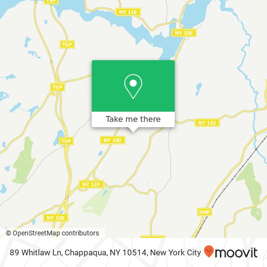 Mapa de 89 Whitlaw Ln, Chappaqua, NY 10514